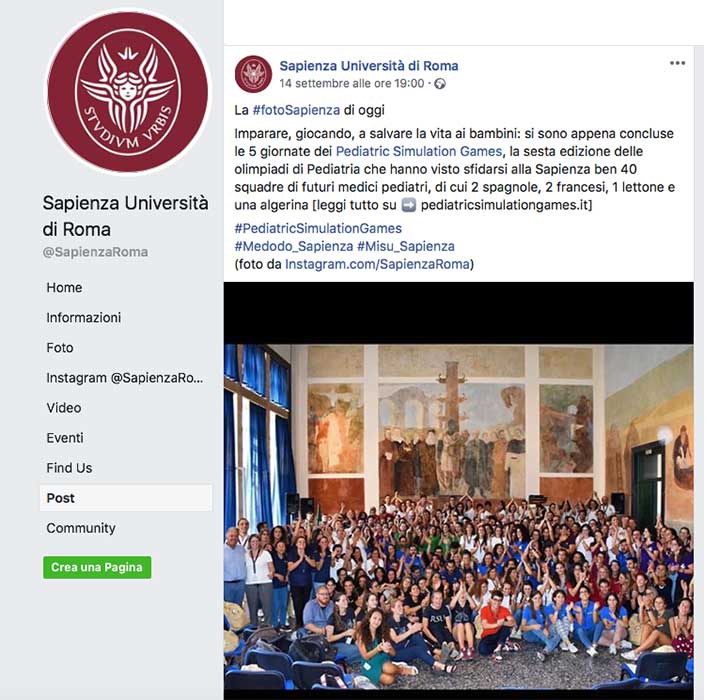 sapienza-facebook