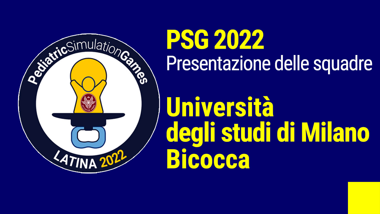 i video di presentazione delle Squadre ai Pediatric Simulation Games 2022