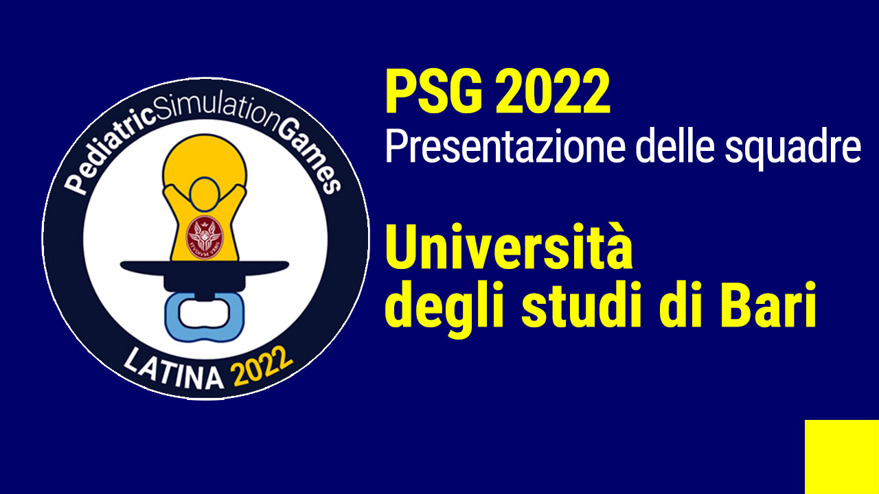 i video di presentazione delle Squadre ai Pediatric Simulation Games 2022