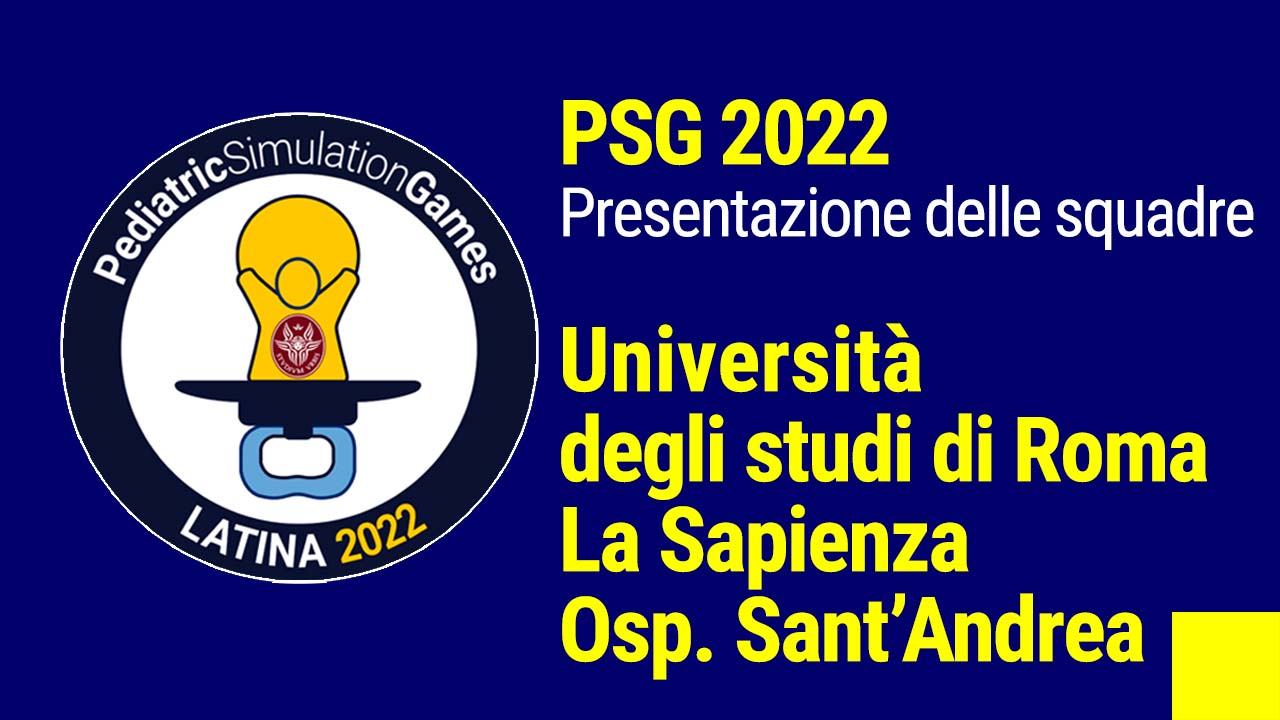 i video di presentazione delle Squadre ai Pediatric Simulation Games 2022