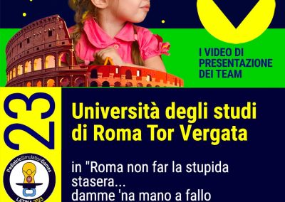 Video Presentazione Roma Tor Vergata PSG 2023
